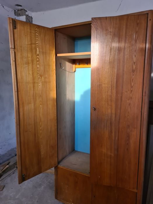 Solidna szafa lite drewno PRL