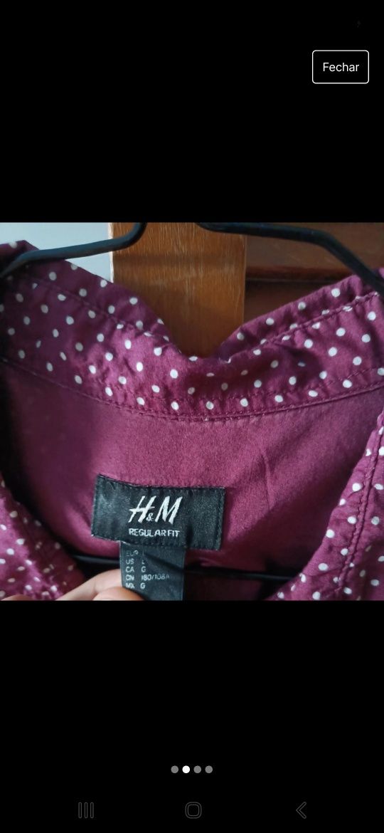 Camisa padrão - h&m