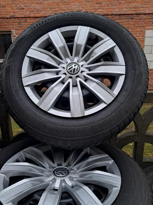 Koła kompletne VW 5x112 6,5x17 otwór centrujący 57 cena850zl