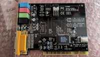 Placa de Som SC3000 PCI 5.1 Nova