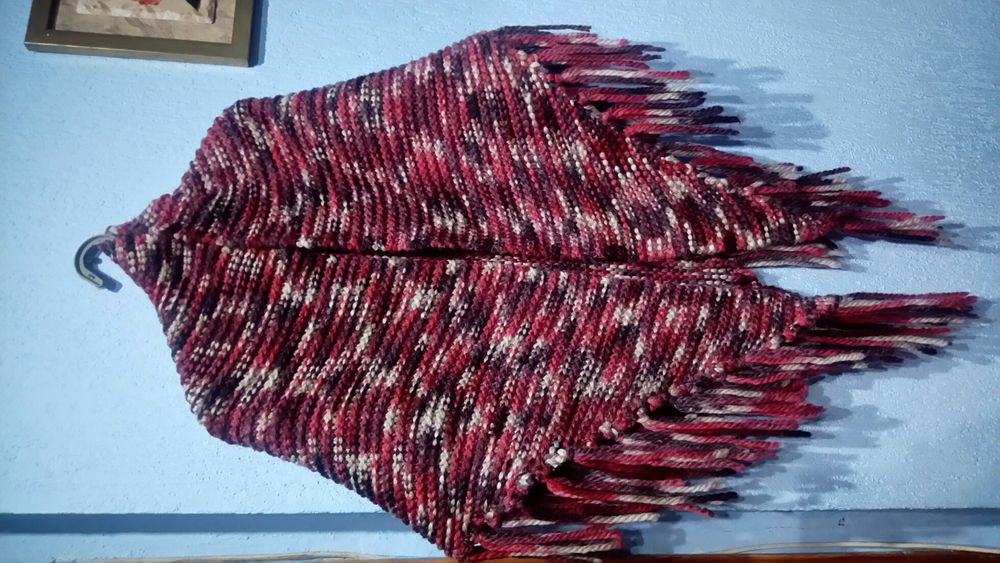 Шарф, шаль,накидка вязаная