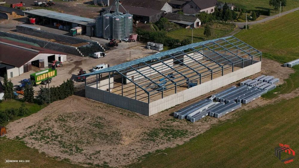 Konstrukcja stalowa Hala stalowa Hala Magazynowa Magazyn Ocynk