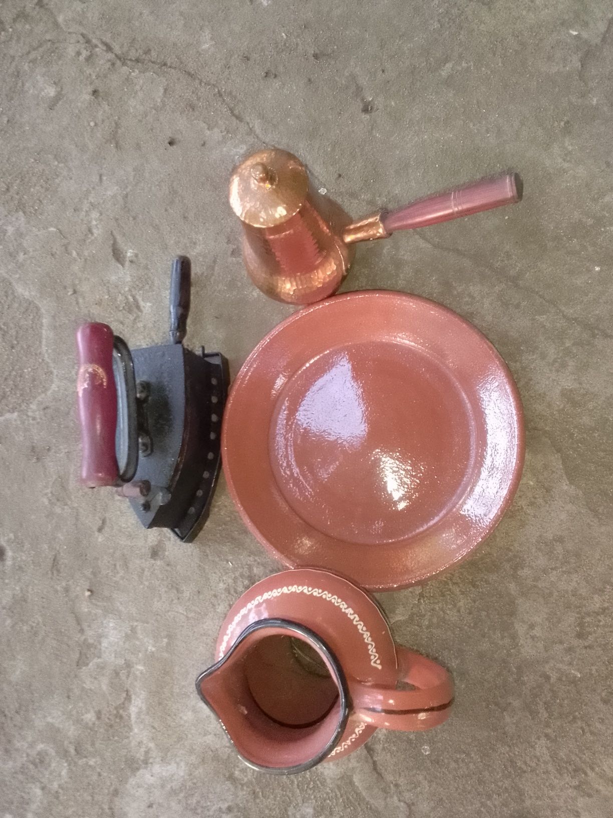 Um conjunto de quatro peças