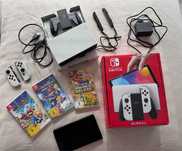 Konsola Nintendo Switch Oled + 3 gry