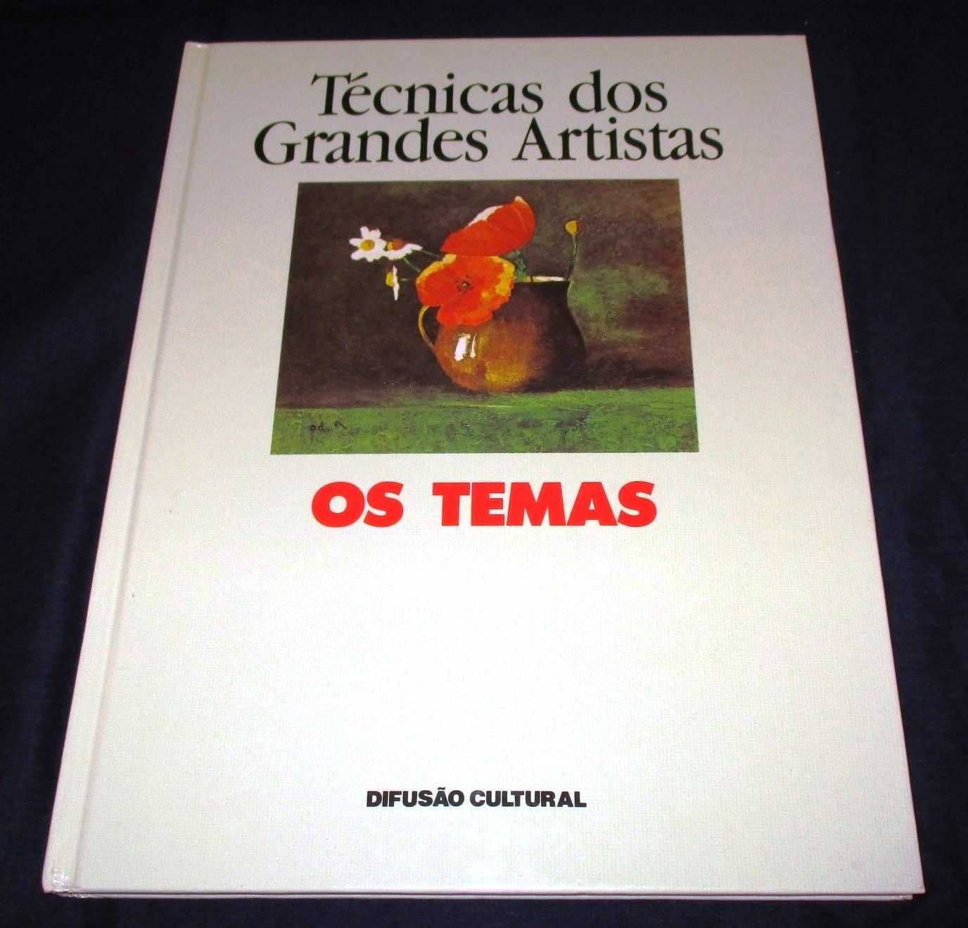 Livro Técnicas dos Grandes Artistas Os Temas Difusão Cultural