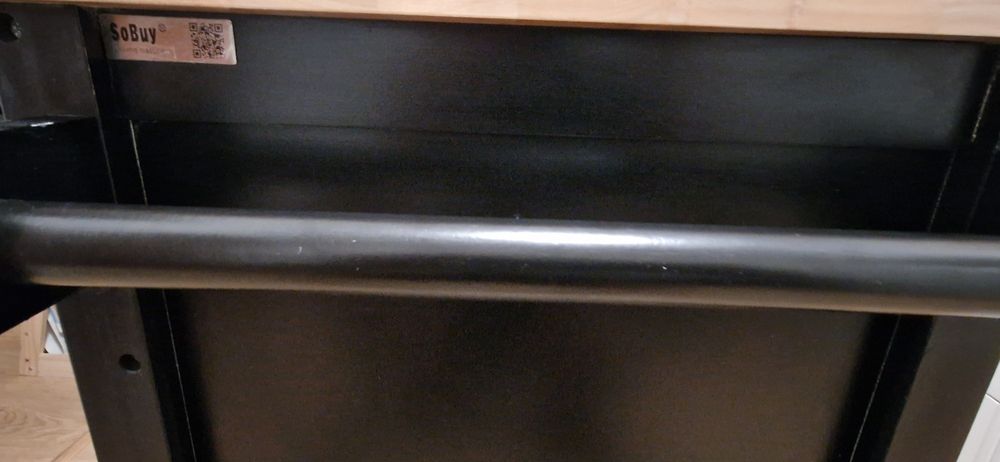 SoBuy FKW98-SCH Wózek kuchenny z 1 drzwiami i szufladą