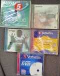 CD R AUDIO 80 minutos TDK, Sony e DVD+RW e DVD-R 120 minutos Verbatim