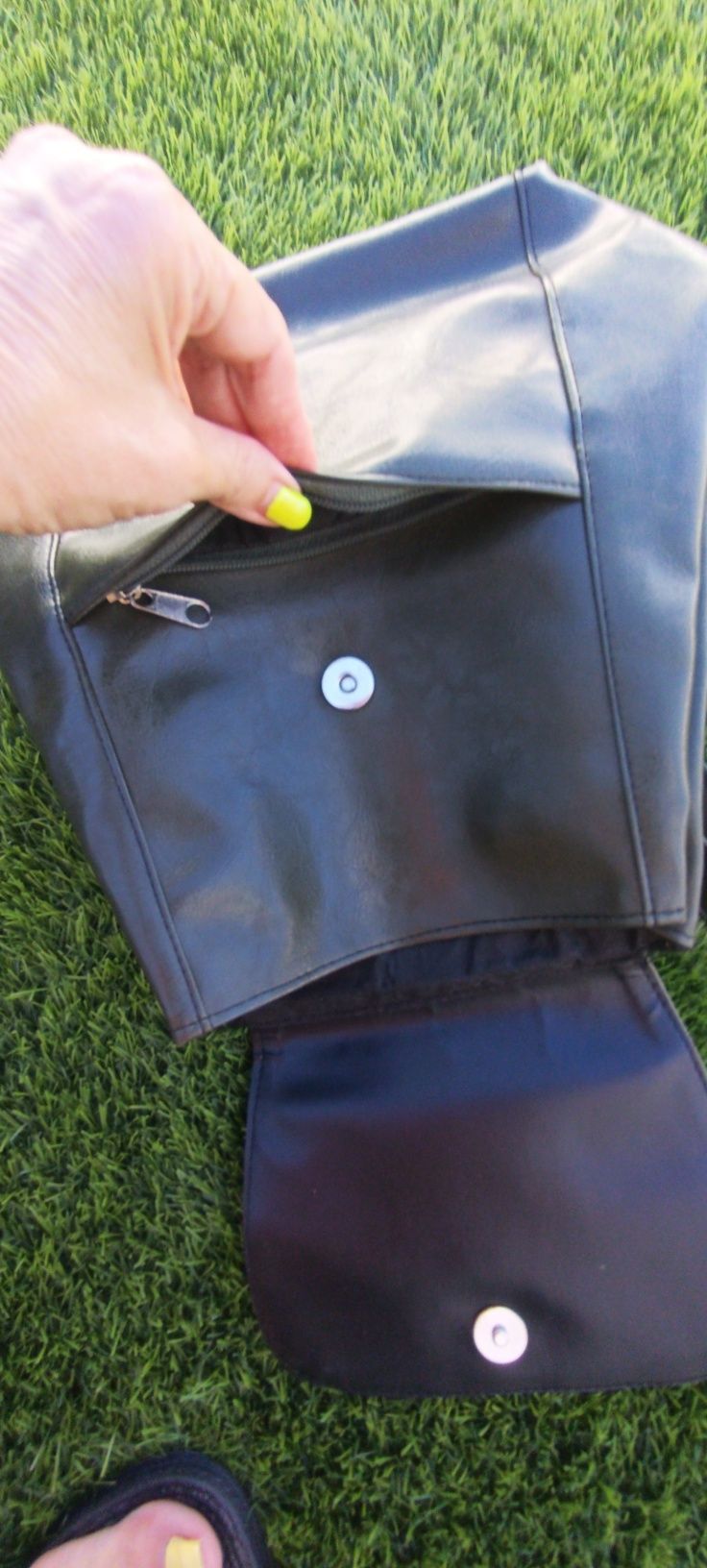 Mochila verde seco