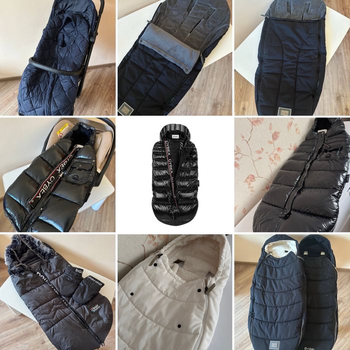Дощовики, аксесуари Cybex, футмуф, адаптери, колеса, корзини ,конверт