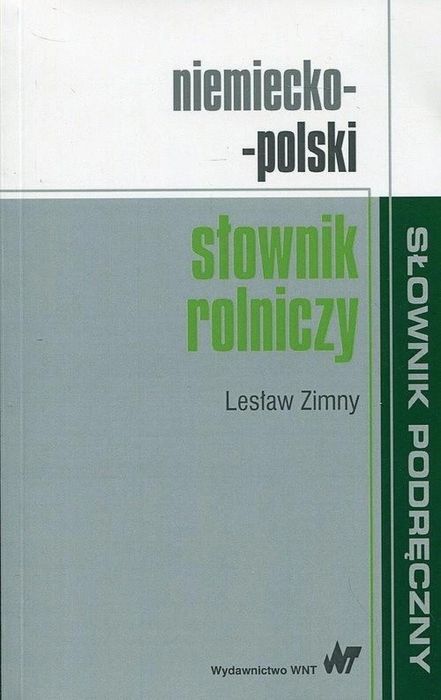Niemiecko-polski słownik rolniczy Wydawnictwo Naukowe PWN Lesław