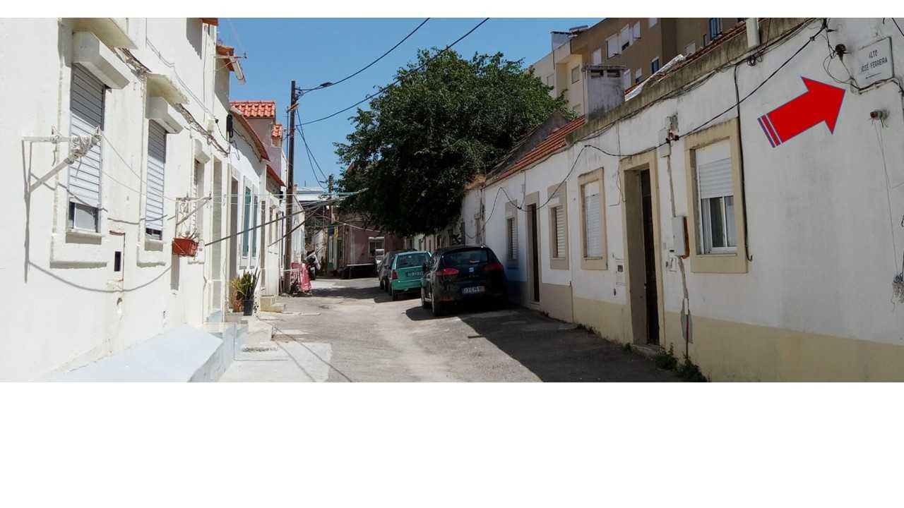 Moradia Térrea, T1, Barreiro Centro (Junto ao cais  Fluvial)