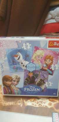 Frozen Disney puzzle Trefl 3w1