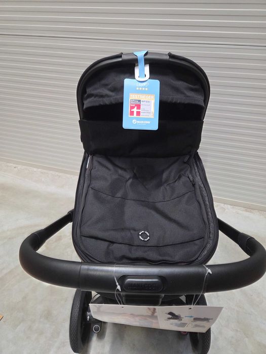 Wózek głęboki Maxi Cosi Lila XP , czarny + akcesoria. NOWY !