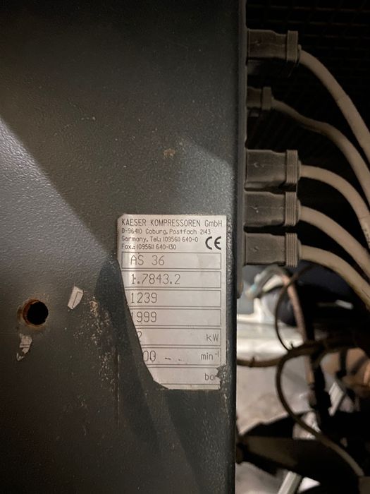 sprężarka śrubowa kaeser as36 osuszacz ziębniczy Dry energy hybrid