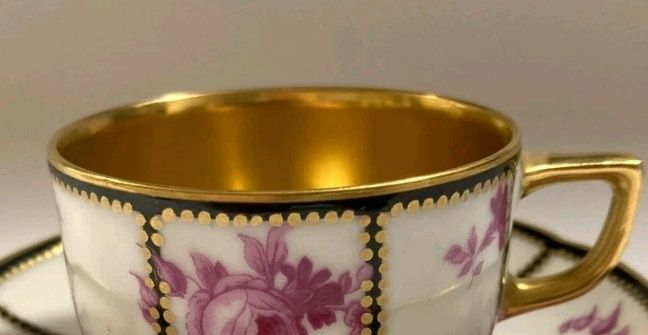 DUO mokka expresso THOMAS Rosenthal Złoto 24K Kolekcjonerska