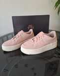 Buty sneakersy na koturnie platformie Nike Air Force 1 W AF 1 Sage Low