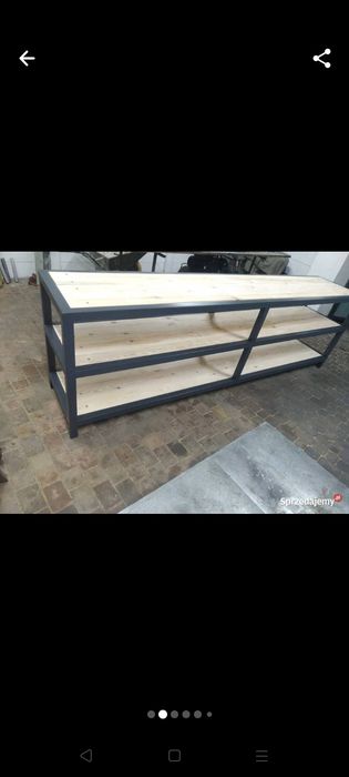 Solidne stoły i regały warsztatowe FALBANKI