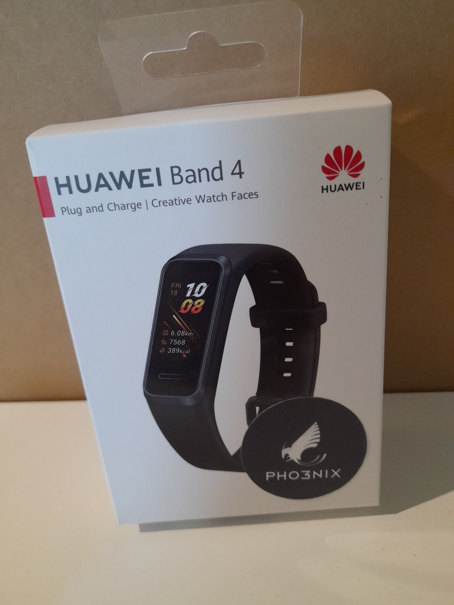 Czarny smartwatch Huawei Band 4 NOWY