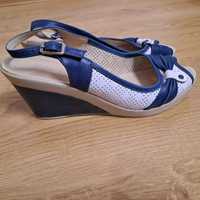 Sandały damskie na koturnie Vocca fiezzi / rozmiar 39
