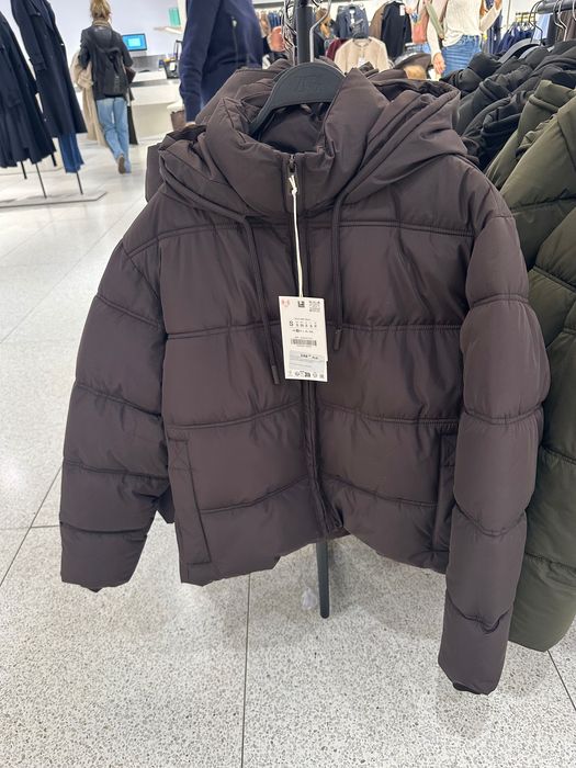 Нова колекція Zara!Зимовий пуфер куртка до -20 градусів від Хс до ххл