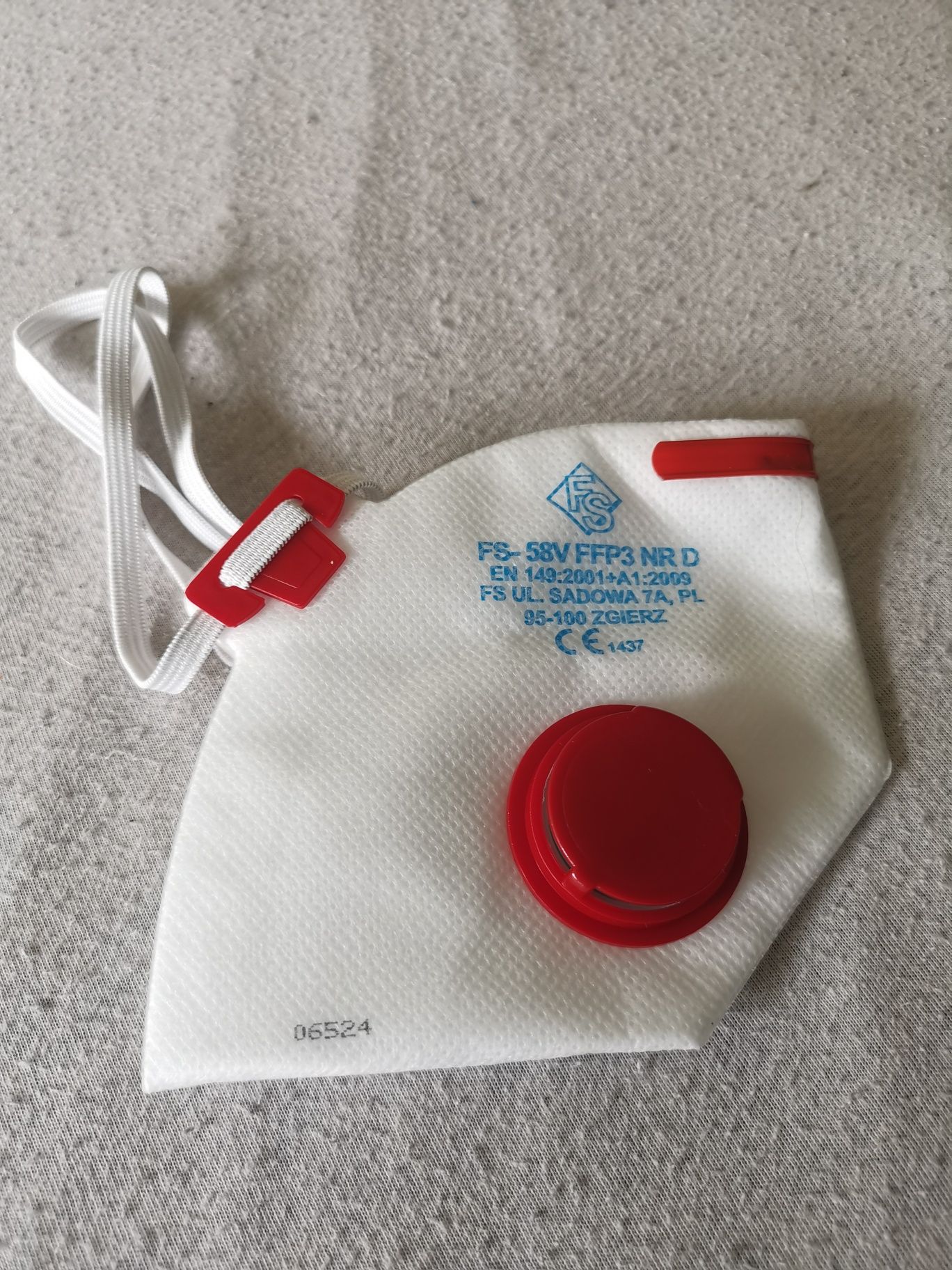 Maska do przeciwpyłowa Filter Service FS-58V FFP3 NR D półmaska SUPER