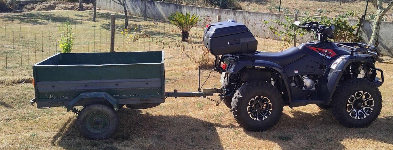 Moto 4 - LINHAI LH300 4X4 c/  top case shad e reboque