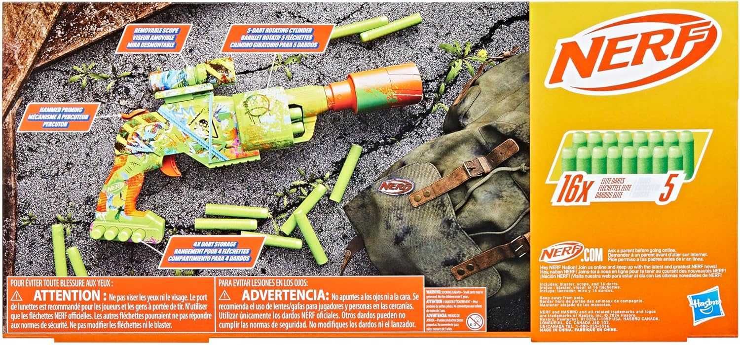 Бластер Nerf Zombie Driller Dart Blaster F8960