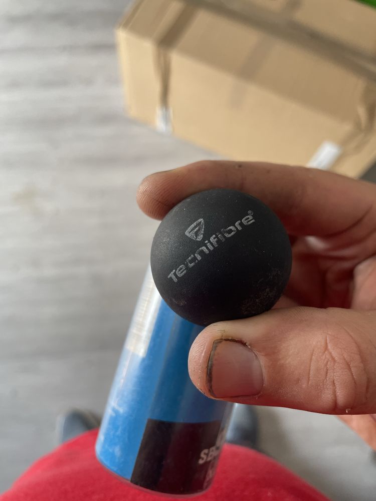 Raquete squash + bolas