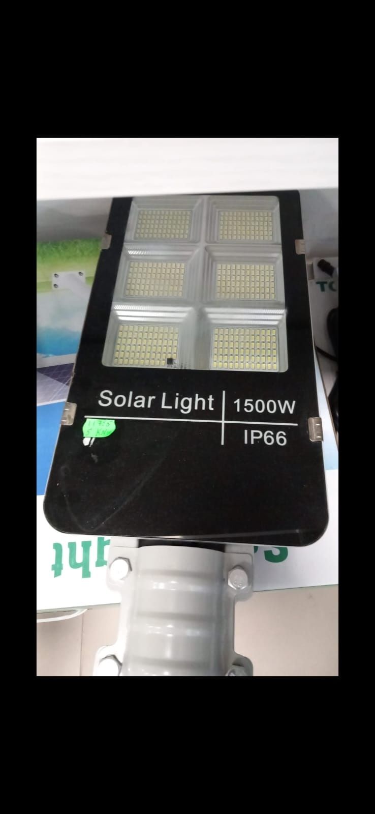 Lampa solarna 1500w obrotowy panel