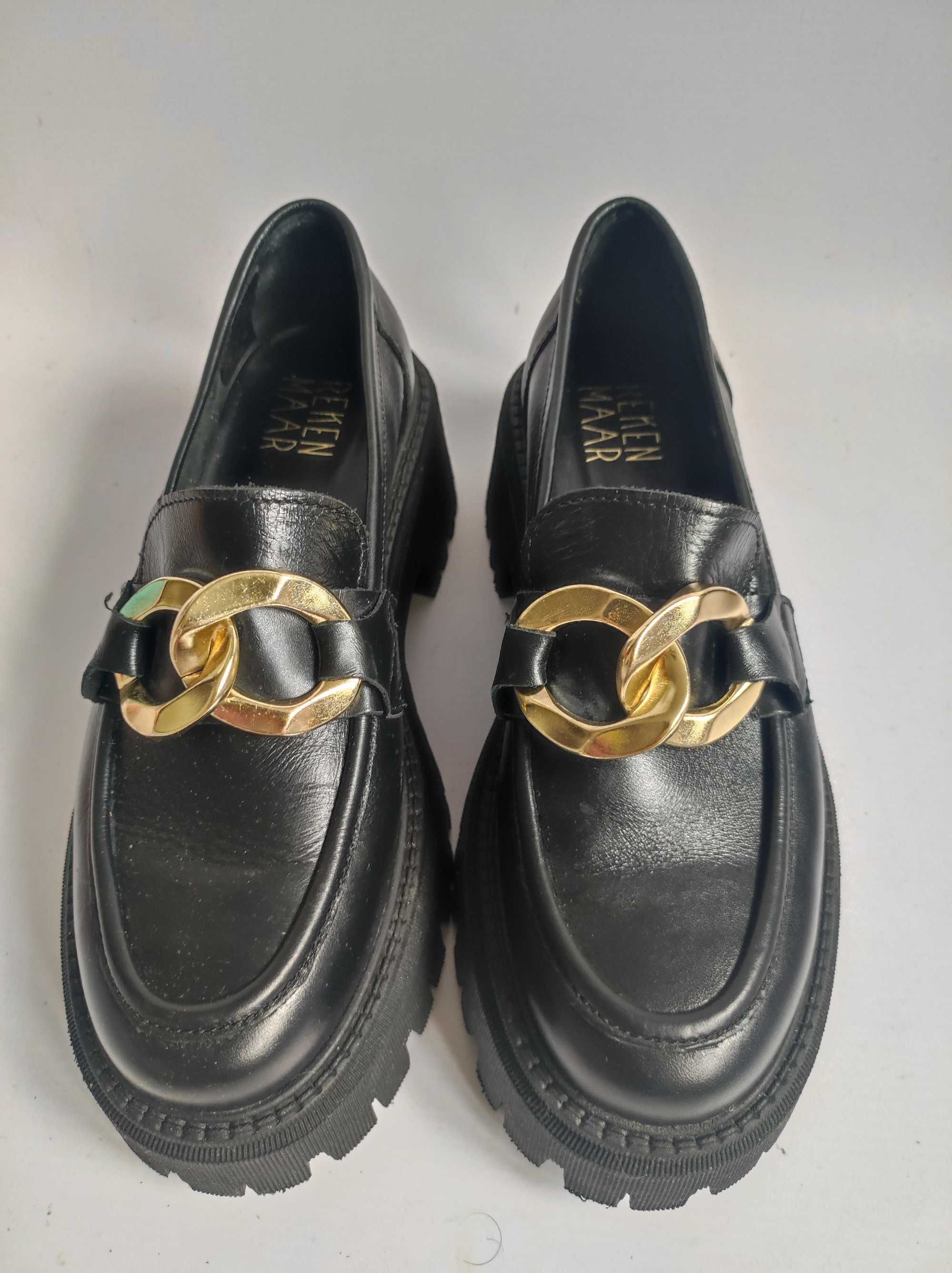 - Reken Maar - Mokasyny, loafersy r. 38