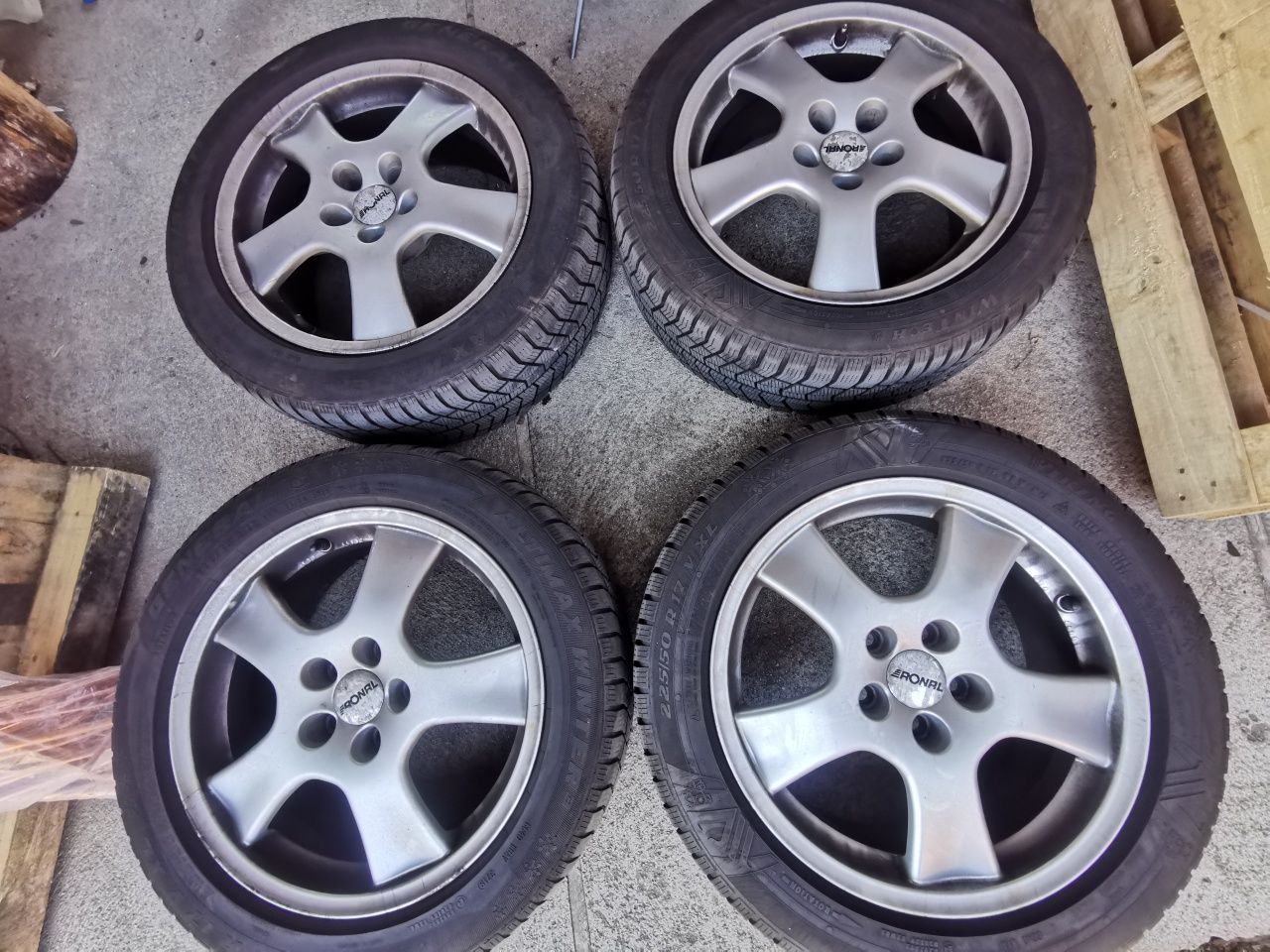 Felgi alufelgi koła audi Passat skoda 17 zimowe