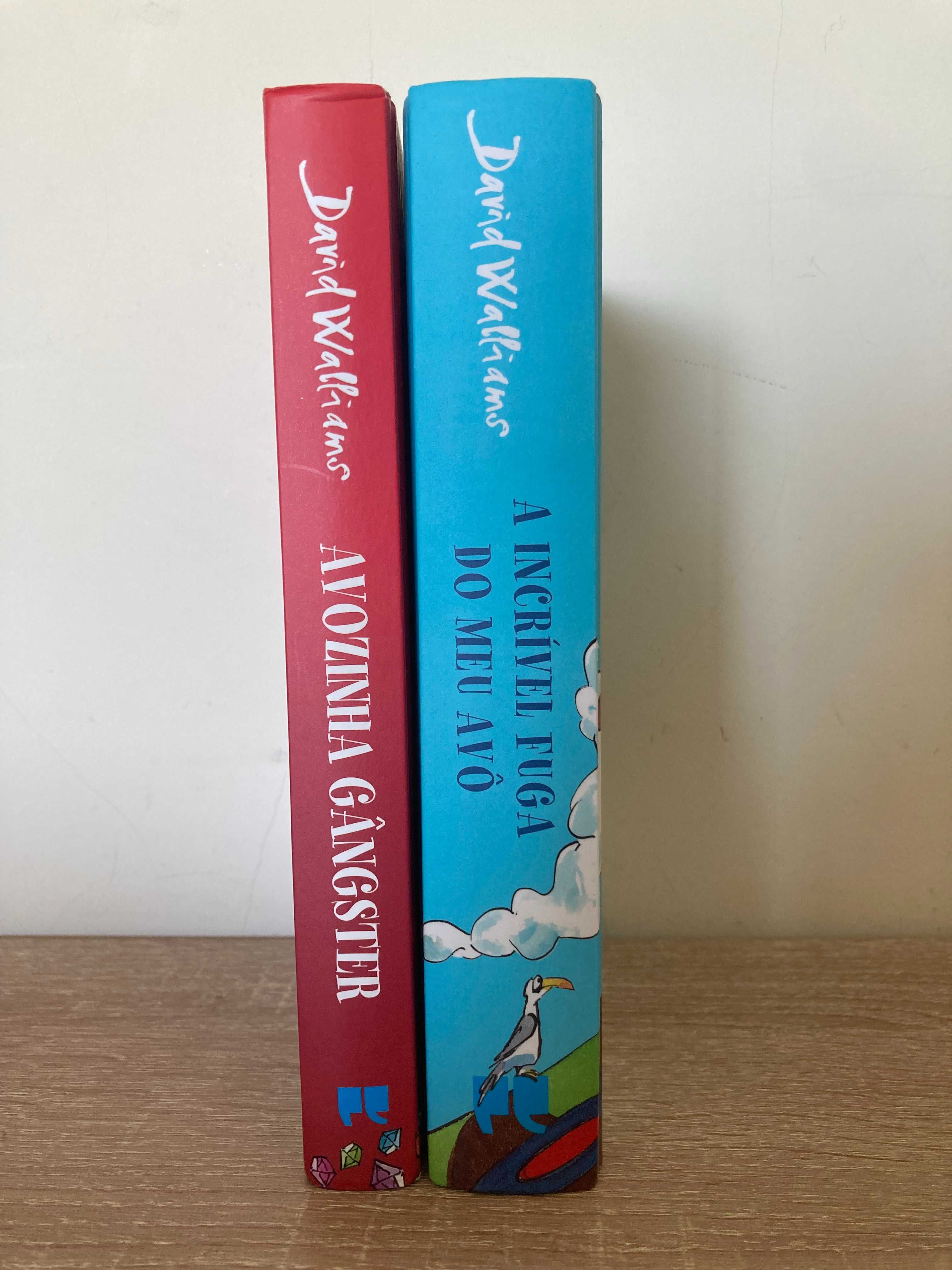 Livros David Walliams, Avozinha Gangster + A Incrível Fuga do Meu Avô