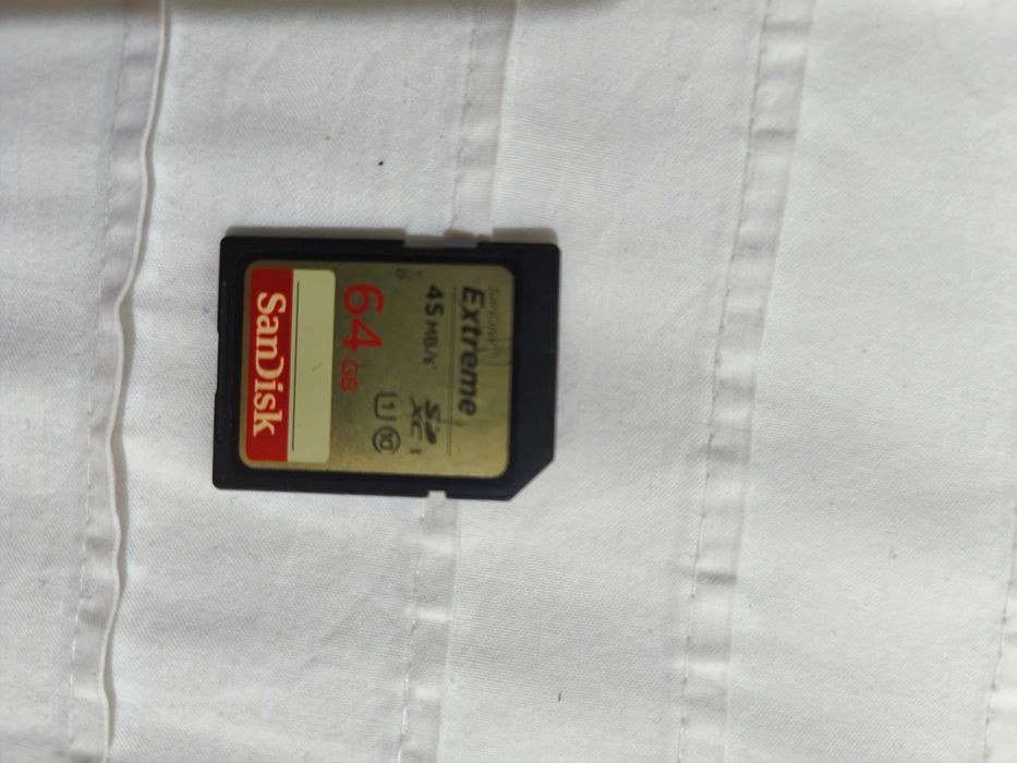 Cartão de memória sandisk extreme 64 gb
