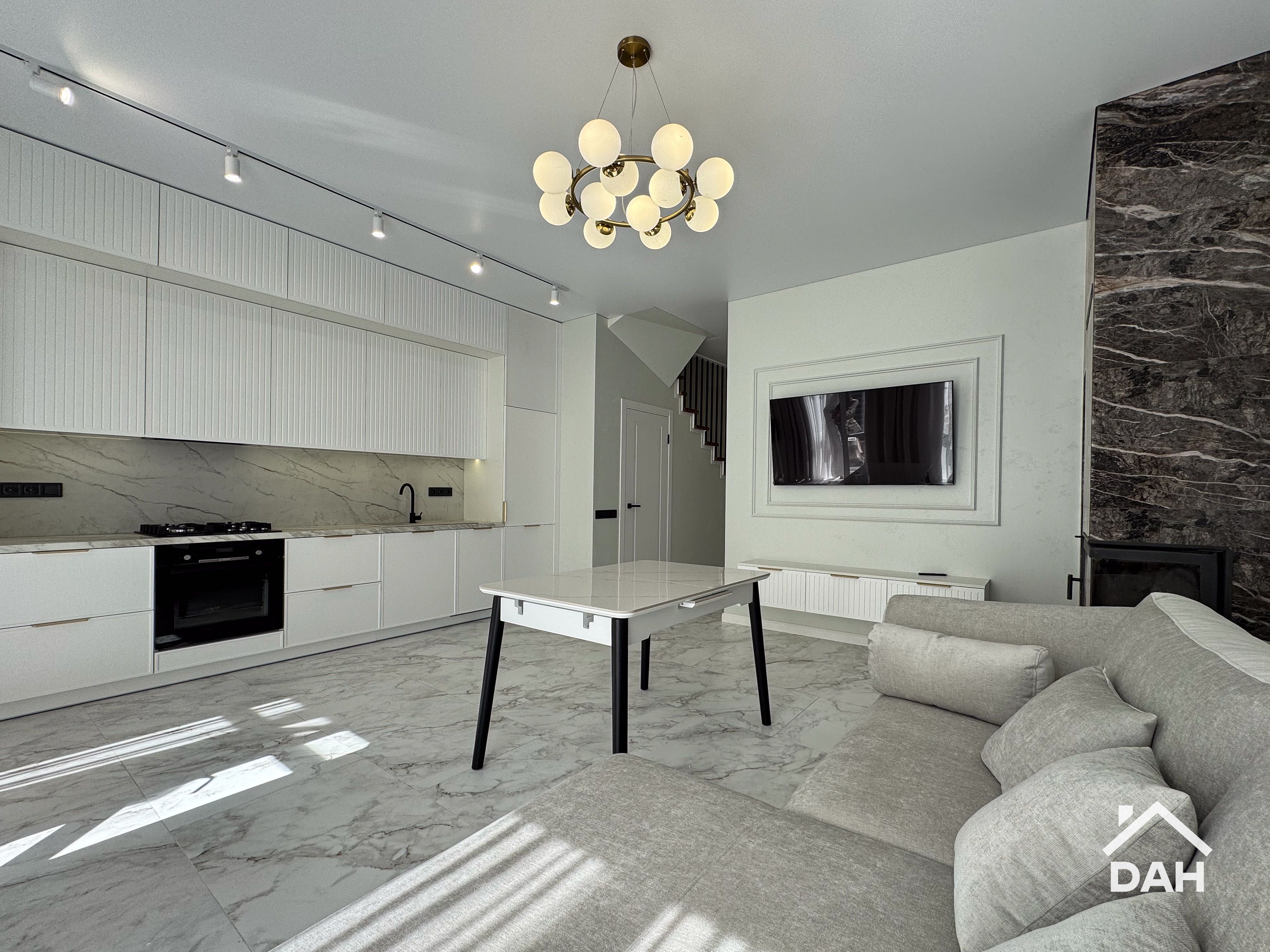Дуплекс 118 м² з ремонтом та меблями, газ, камін, Петр. Боршагівка