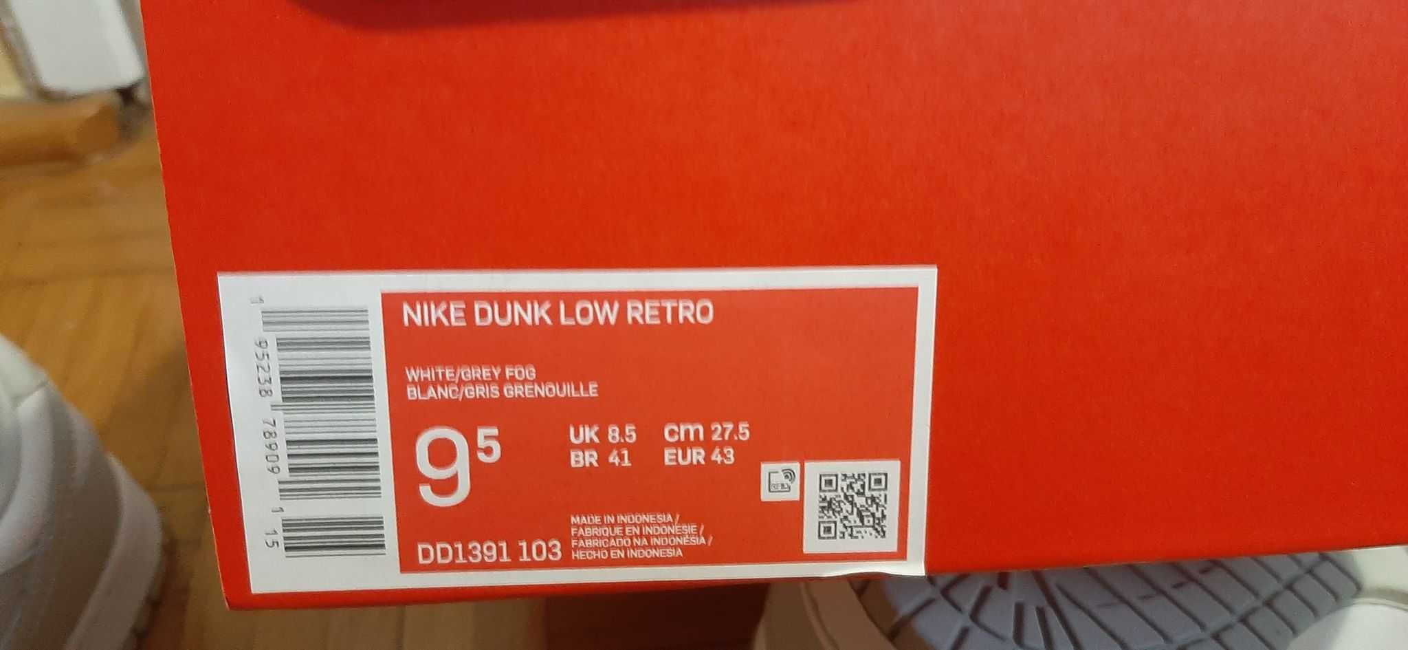 Nike Dunk Low Grey Fog 43