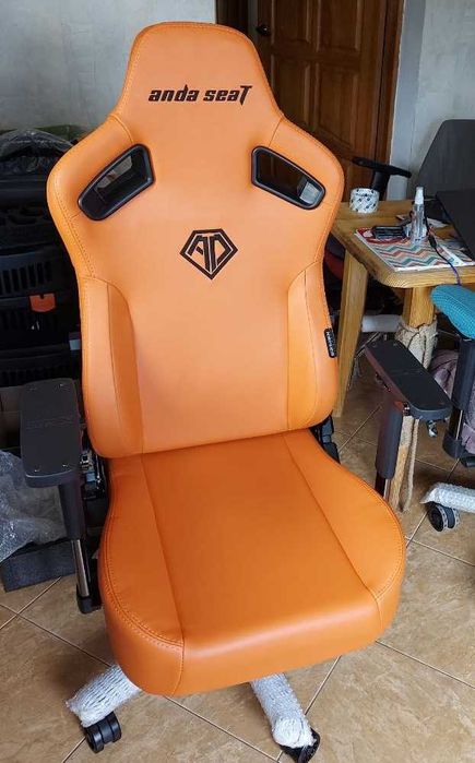 Кресло+Стол Anda Seat Kaiser 3L Orange + Tabletop магнитный столик