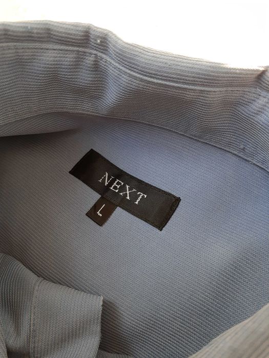 Рубашка мужская стальная с коротким рукавом классика летняя большая