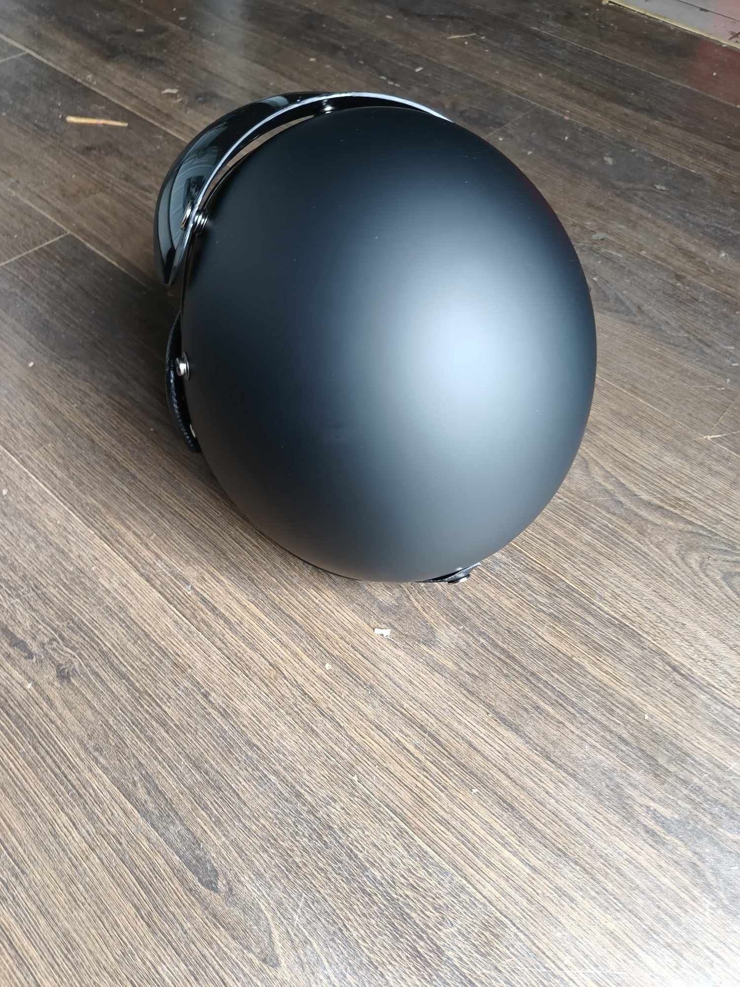 Nowy kask awina czarny mat wypinana szczęka