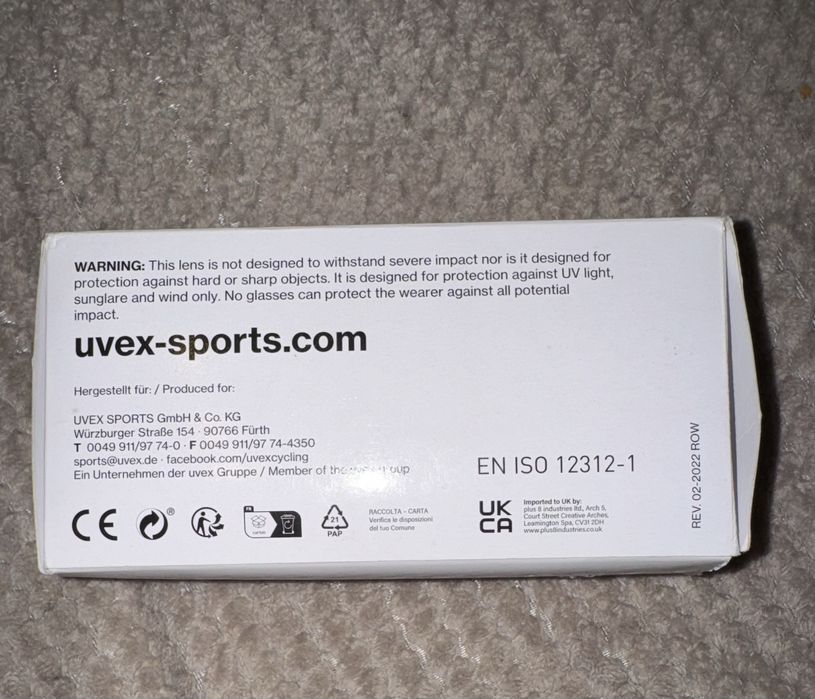 Okulary Uvex Sportstyle 802 vario nowe