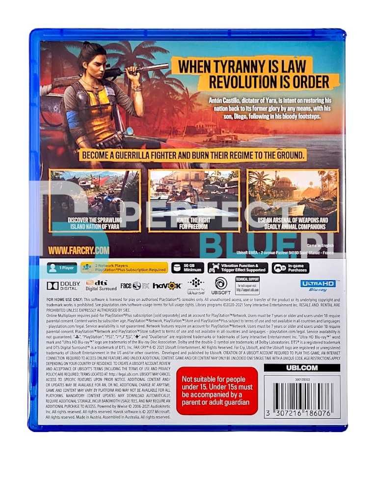 Far Cry6 / PS5 / NapisyPL / Sprzedaż Gier / Perfect Blue /Metro Służew