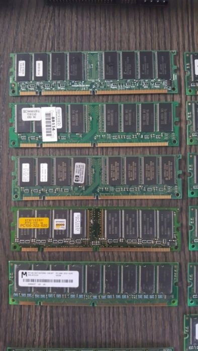 Części komputerowe - ram, karta sieciowa