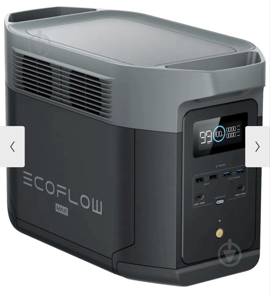 EcoFlow Delta 2 Max зарядна станція