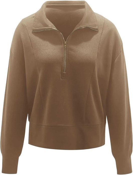 Nowa bluza damska / bluzka / sweter / pulower / brązowa M !2265!