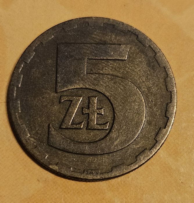 5 zł z roku 1975