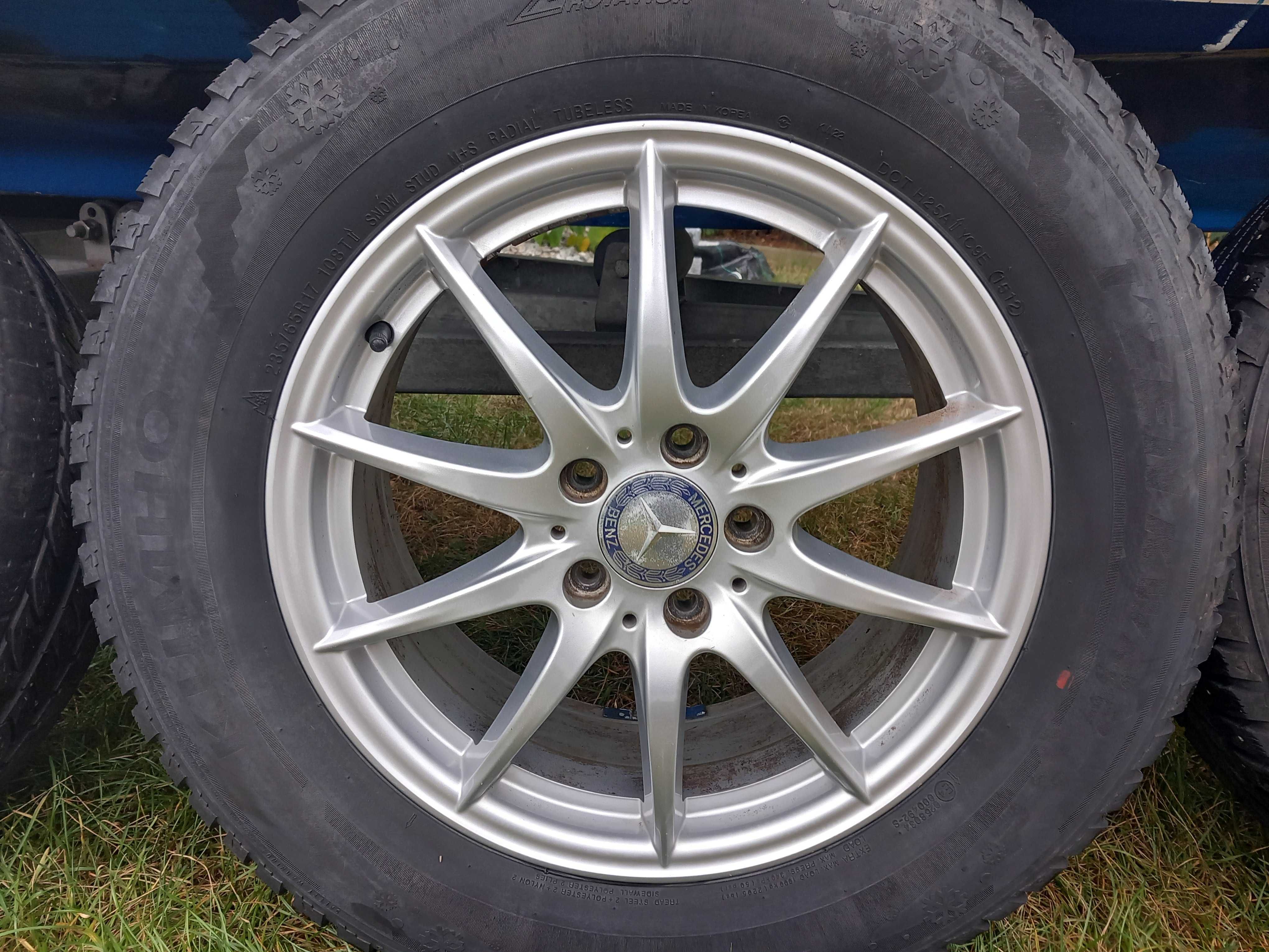 Komplet kół Mercedes ML, GLE  17 cali felgi + op. zimowe 235_65_17