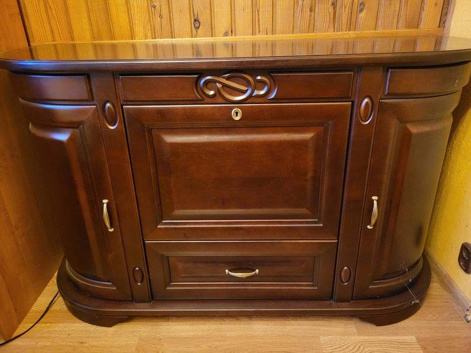 Meble kompletny salon stół krzesła komody ława