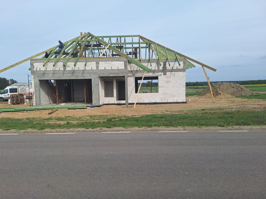 Więźba i pokrycia dachowe konstrukcje drewniane  ,płyta warstwowa