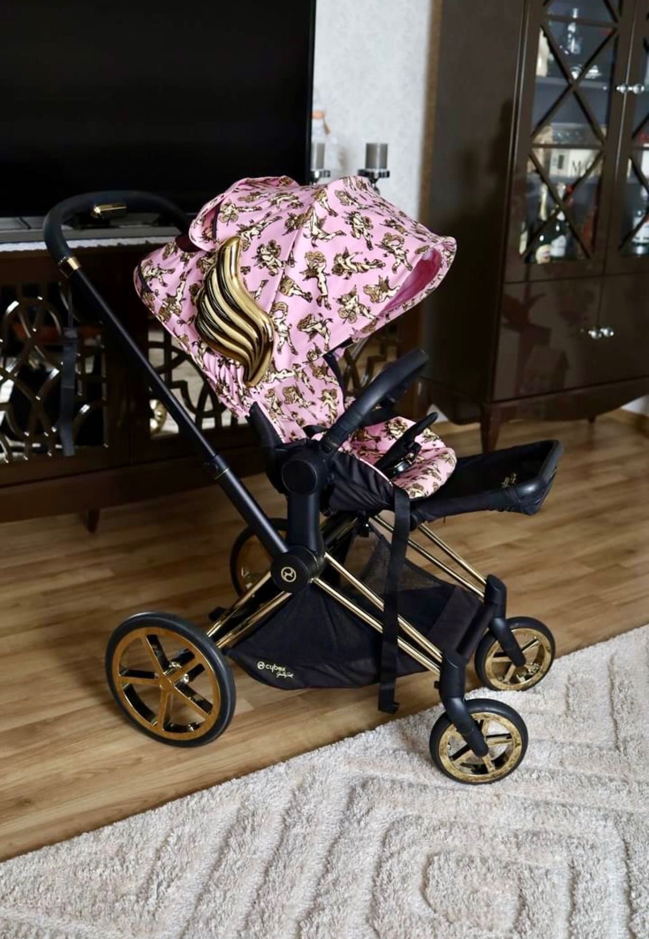 Cybex Priam 2.0 Jeremy Scott Pink Cherubs SAMO SIEDZISKO i TAPICERKA