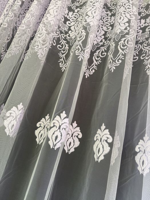 Готовые тюли по 5м высотой 1,70м , гардины на кухню