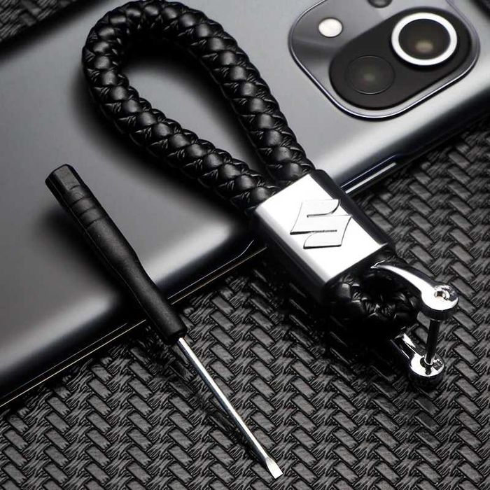 porta chaves pele SUZUKI